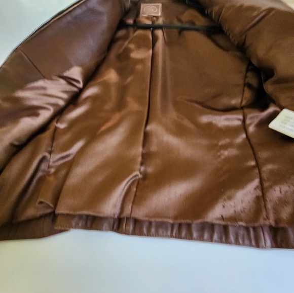 DOUBLE D RANCH Texas Leather Gold Studded Size S jacket - Picture 6 of 10